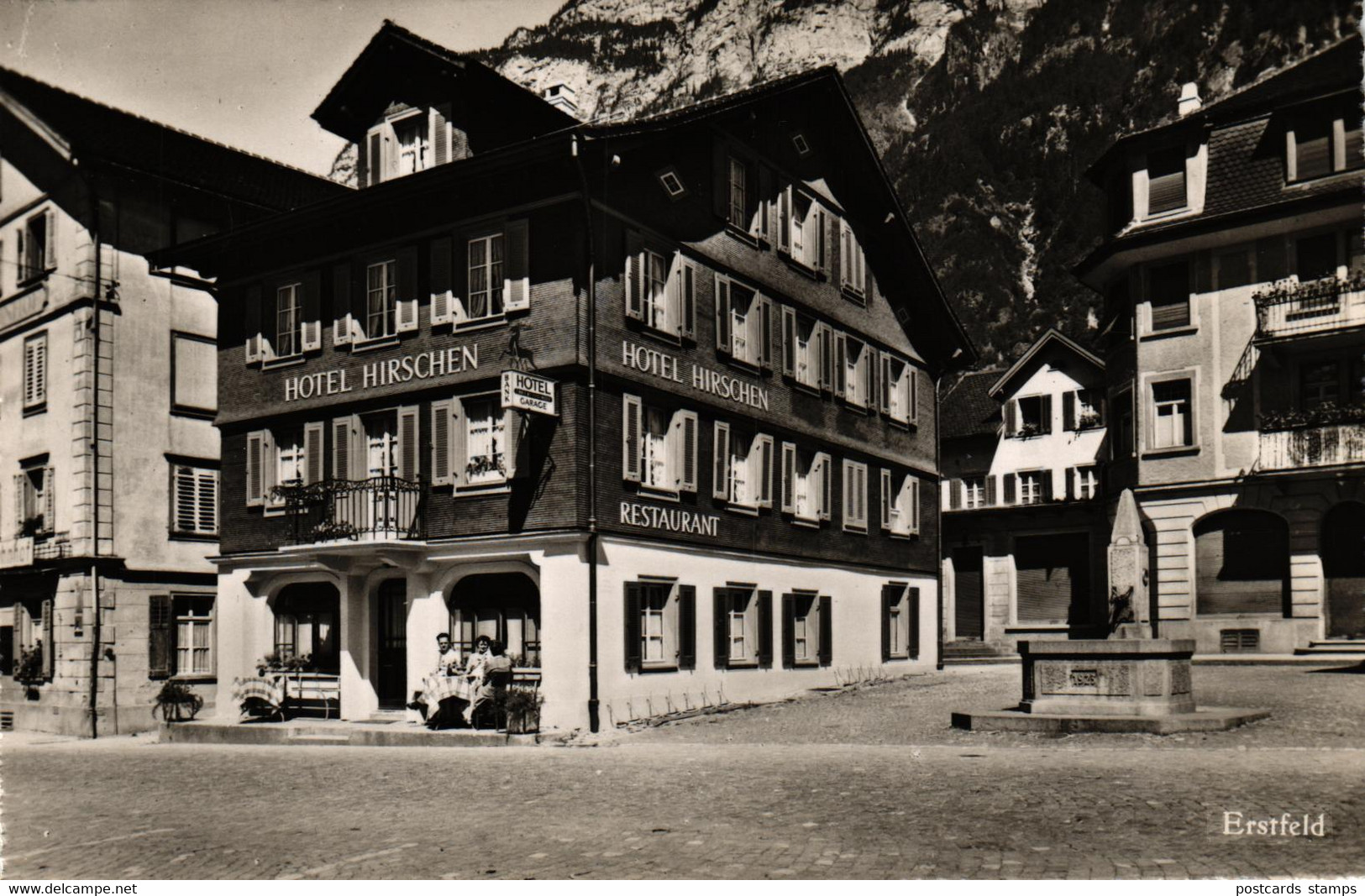 Erstfeld, Hotel "Hirschen", Ca. 50er/60er Jahre - Erstfeld