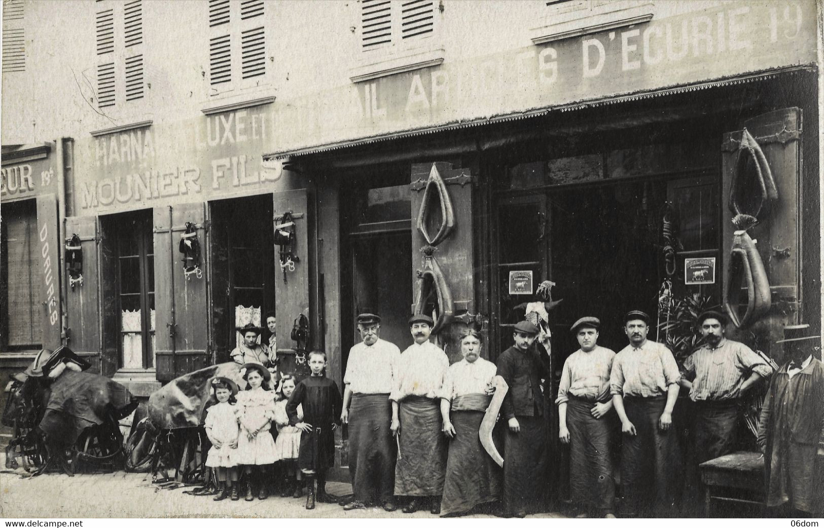 Carte Photo Commerce BOURRELIER - Probable Région Sud-Ouest Secteur Ile D'Oléron - Artisanat