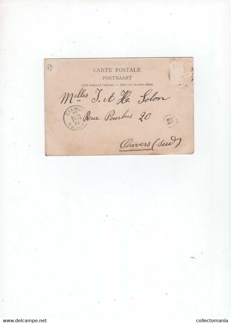 1 Oude Postkaart Wuustwezel Wuestwezel   Hotel Et Posthuis Segers-Cools  1905 - Wuustwezel