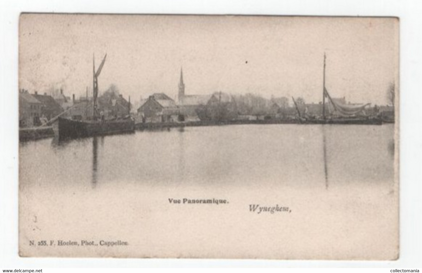 1 Oude Postkaart Wijnegem  Panoramisch Zicht Kanaal 1902  Edit. Hoelen - Wijnegem