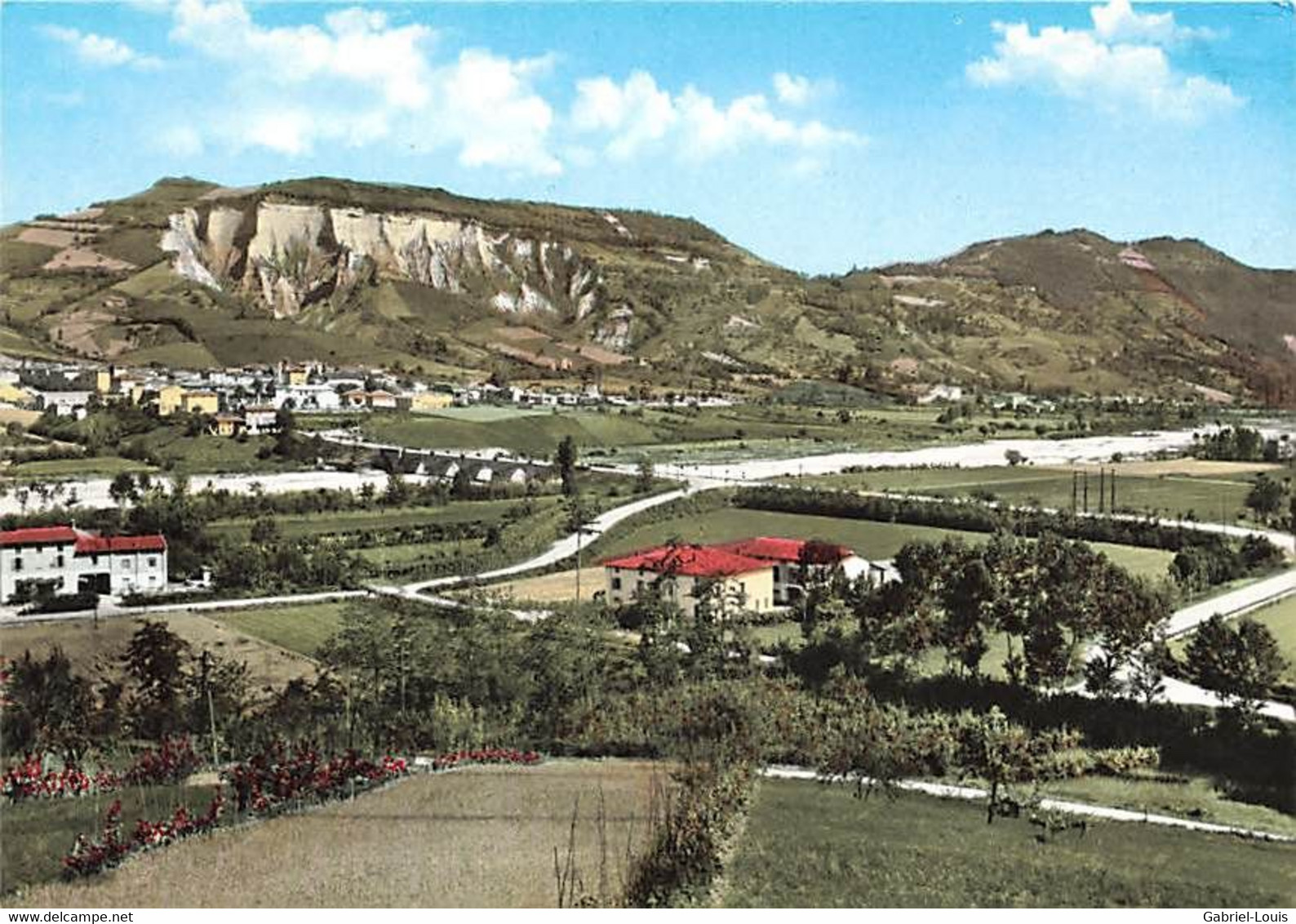 Lugagnano Piacenza Panorama E Torrente Arda  (10 X 15 Cm) - Piacenza