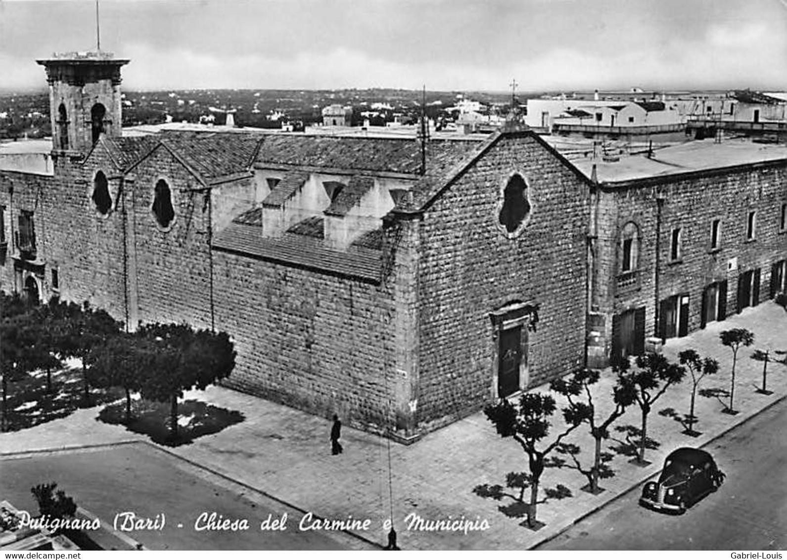 Putignano Chiesa Del Carmine   Oldtimer (10 X 15 Cm) - Bari