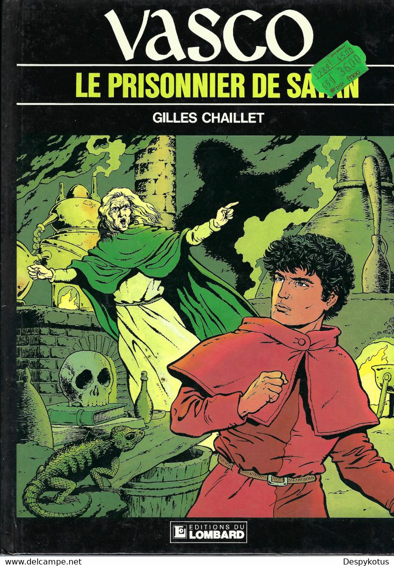Vasco - Tome 2 - Le Prisonnier De Satan - CHAILLET - Lombard 1984 - Vasco