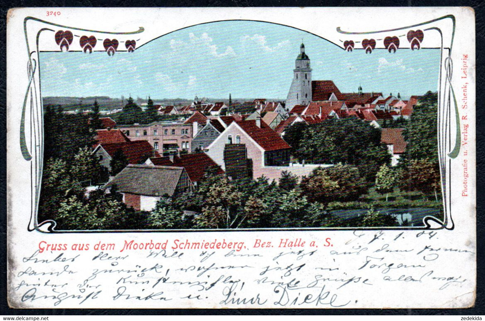 D6589 - Bad Schmiedeberg Bez. Halle - Verlag R. Schenk - Bad Schmiedeberg