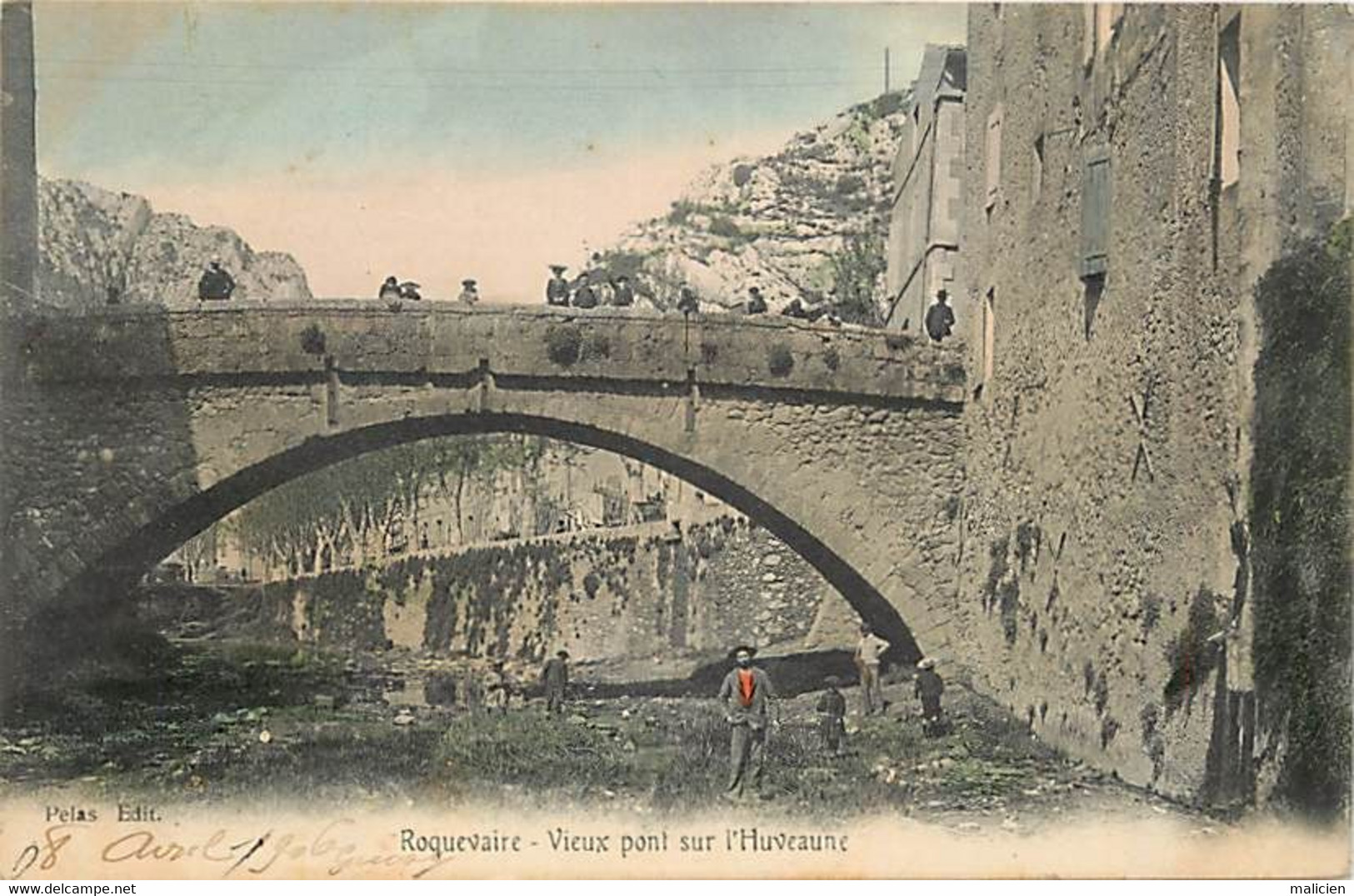 - Dpts Div.-ref-BG553- Bouches Du Rhône - Roquevaire - Vieux Pont Sur L Huveaune - - Roquevaire