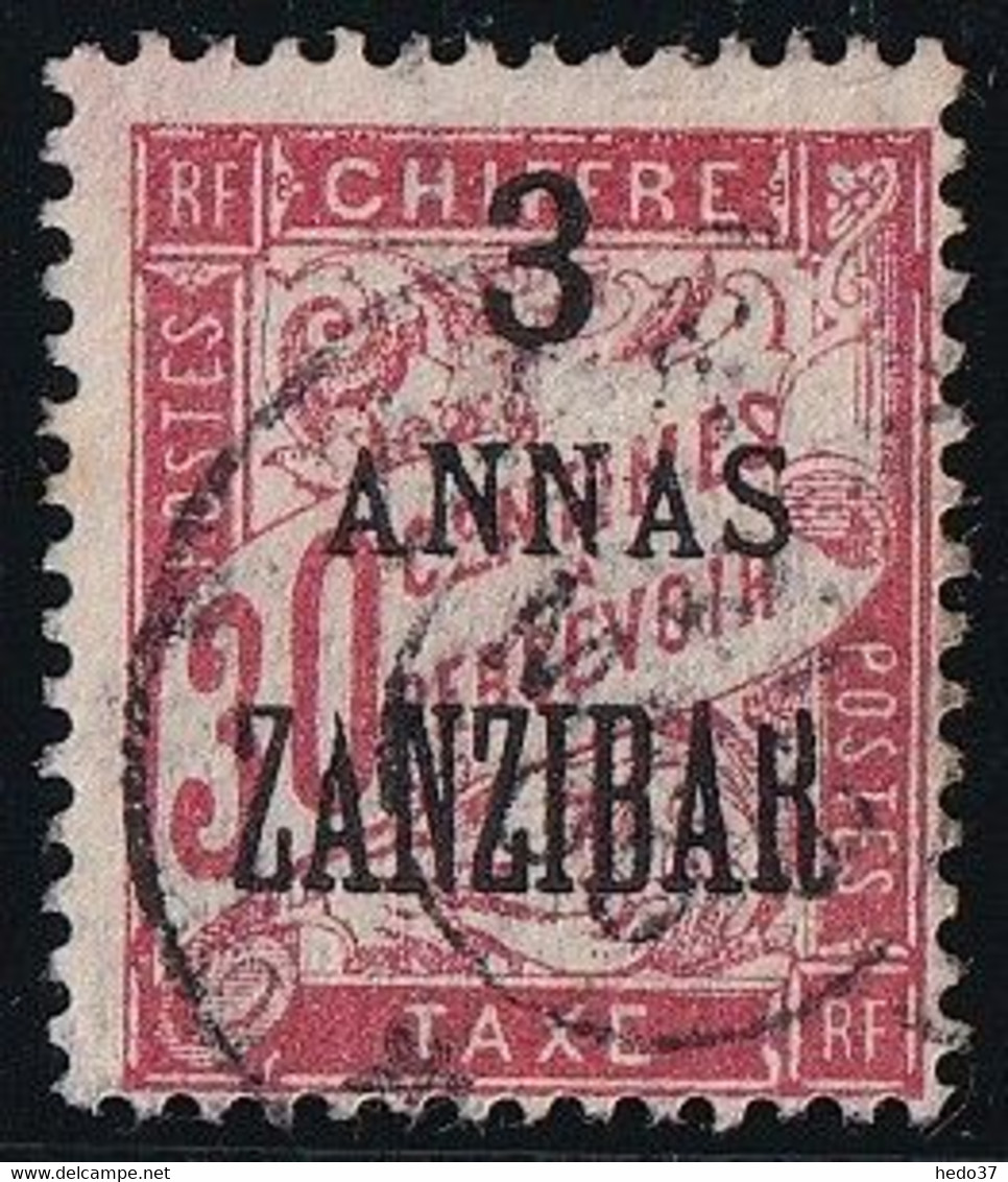 Zanzibar Taxe N°3 - Oblitéré - 1 Point De Pelurage Sinon TB - Oblitérés