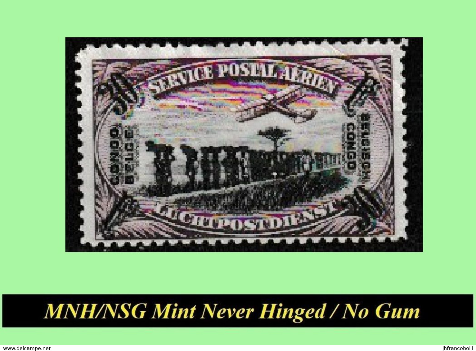 1921/30 ** BELGIAN CONGO / CONGO BELGE = COB MNH NSG AIRMAIL SELECTION PA01+02+03+06 [NO GUM] - Neufs