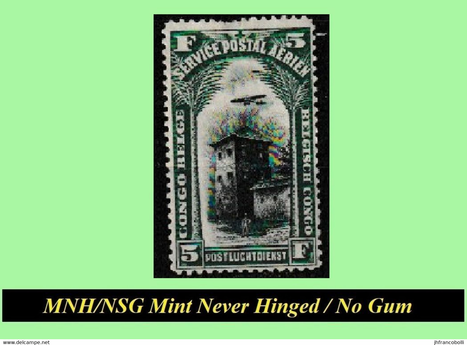 1921/30 ** BELGIAN CONGO / CONGO BELGE = COB MNH NSG AIRMAIL SELECTION PA01+02+03+06 [NO GUM] - Unused Stamps