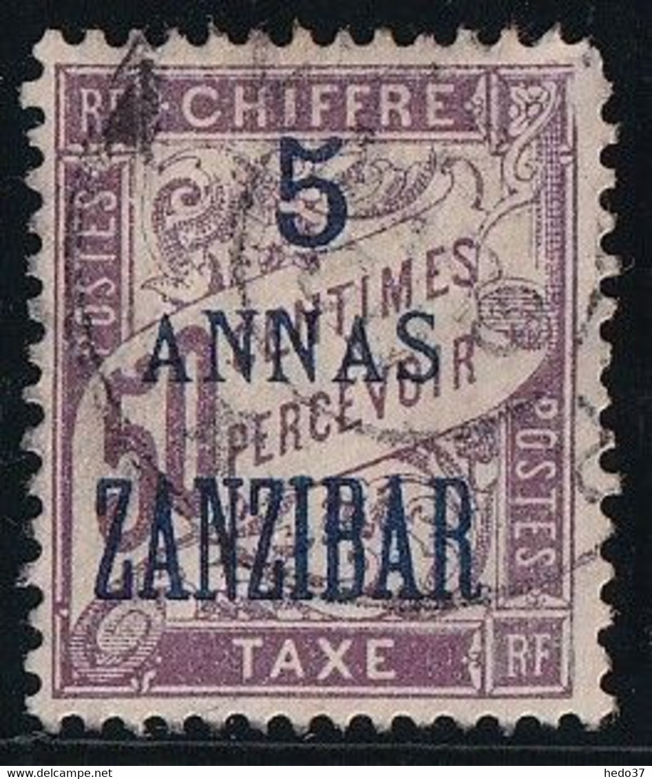 Zanzibar Taxe N°5 - Oblitéré - TB - Used Stamps