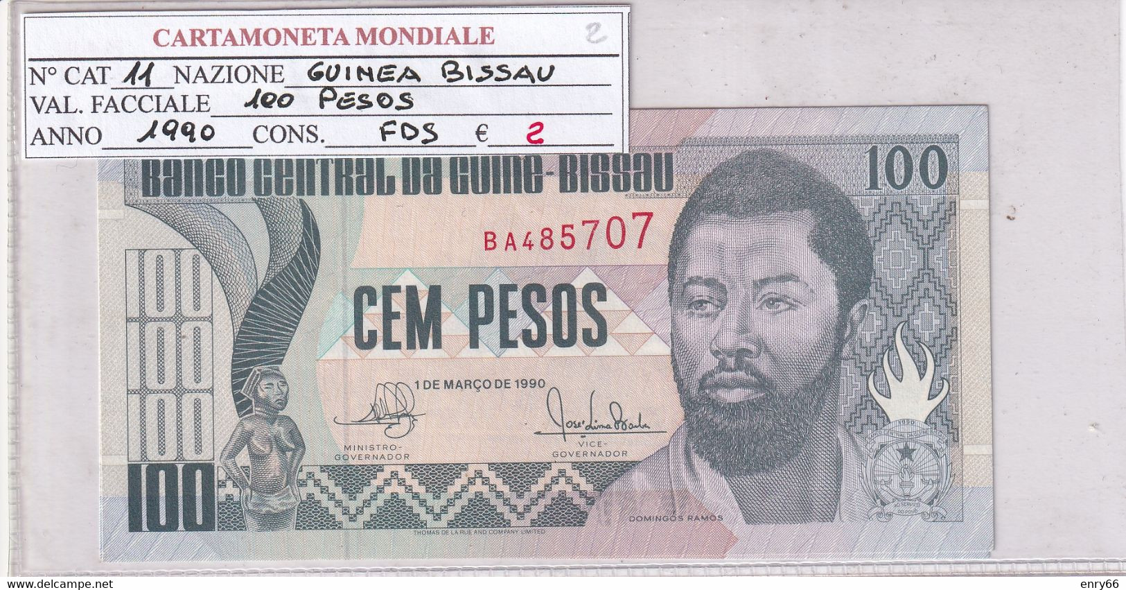 GUINEA BISSAU 1990 100 PESOS P11 - Guinee-Bissau