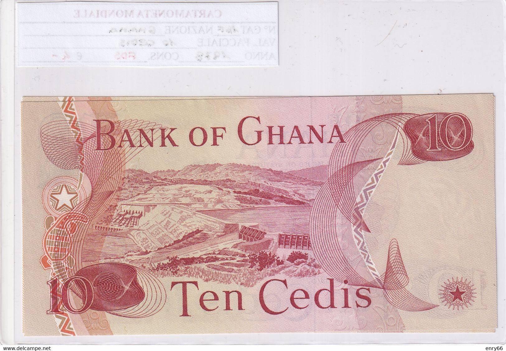 GHANA 1978 10 CEDIS P16F - Ghana