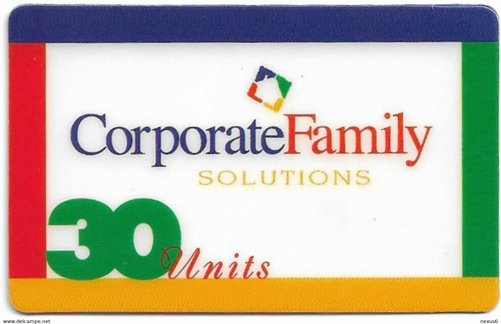 USA - AT&T - Corporate Family Solutions, Remote Mem. 30Units, 30.11.1997, 750ex, Mint - AT&T