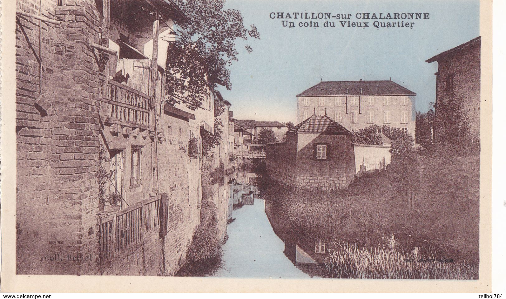 CHATILLON SUR CHALARONNE   -   UN COIN DU VIEUX QUARTIER - Châtillon-sur-Chalaronne