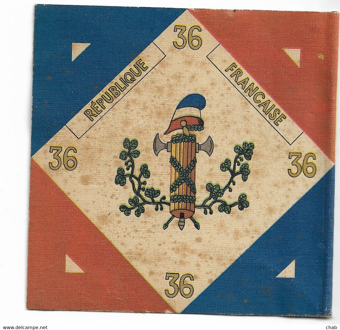 Trés Ancien, Petit Drapeau "matiére Rigide Tissée" -pas  Connaisseur --Bonnet Phrygien - Militaria - Document Historique - Flaggen