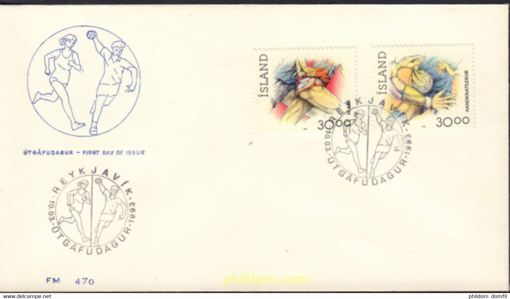 384610 MNH ISLANDIA 1993 DEPORTES - Verzamelingen & Reeksen