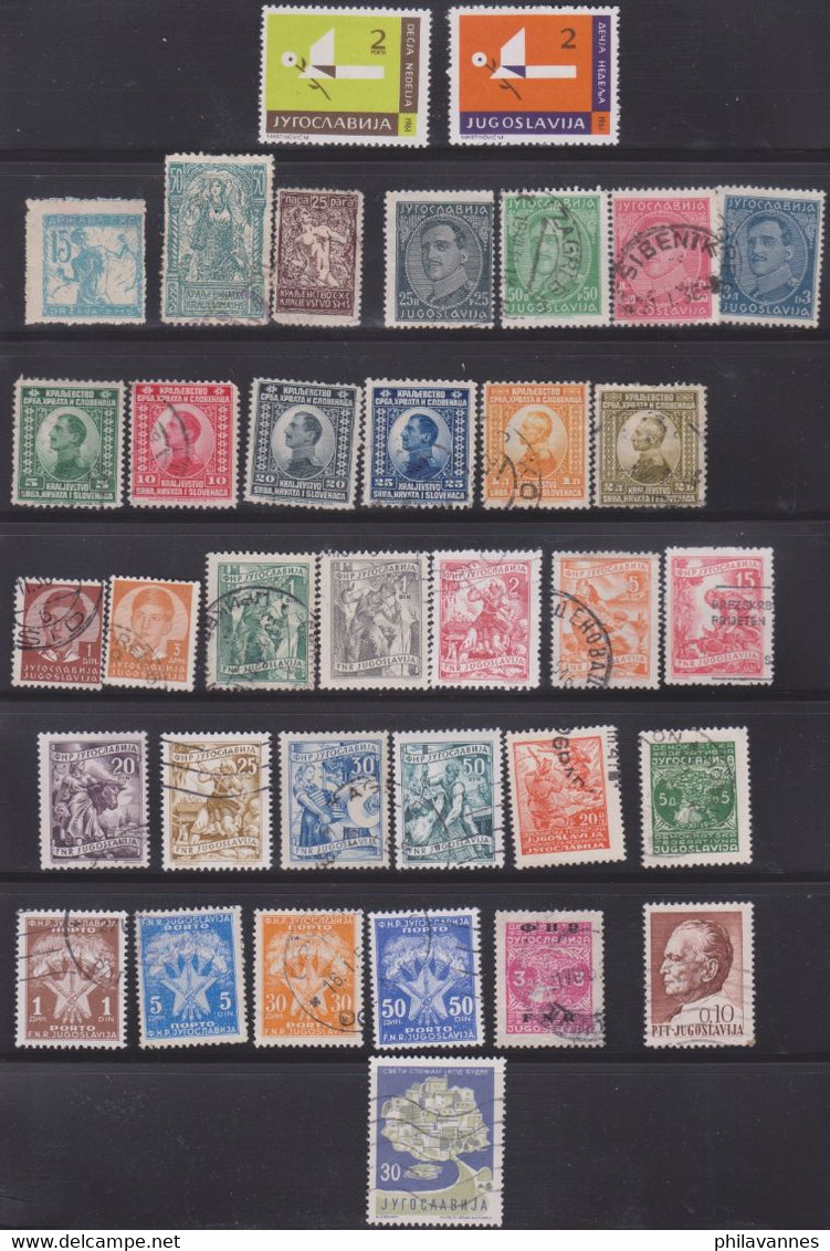 Yougoslavie, 35 Valeurs, ( 220907/16.3) - Collections, Lots & Series