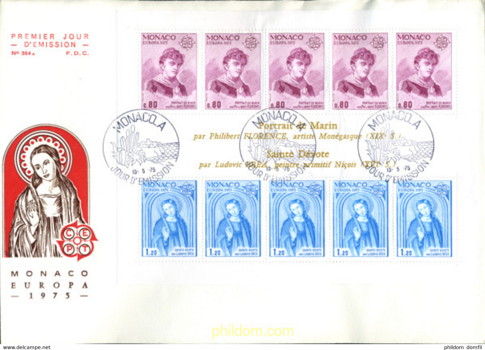 23739 MNH MONACO 1975 EUROPA CEPT. PINTURAS - Other & Unclassified