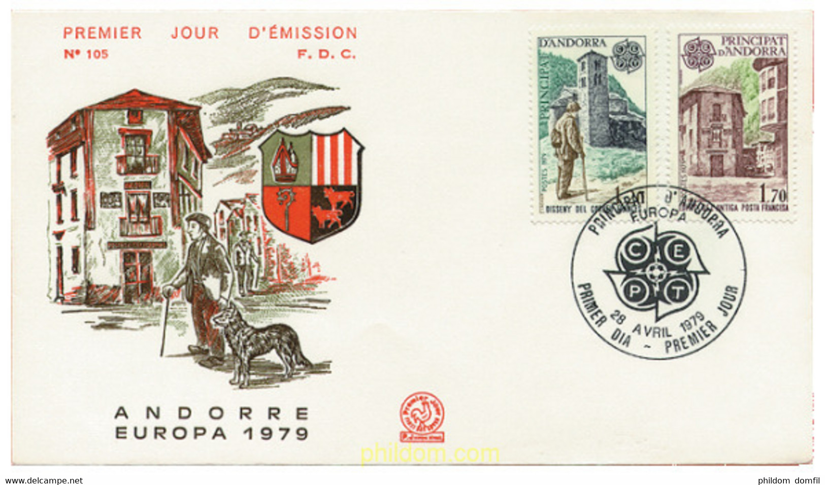 23833 MNH ANDORRA. Admón Francesa 1979 EUROPA CEPT 1976 - ARTESANIA - Collections