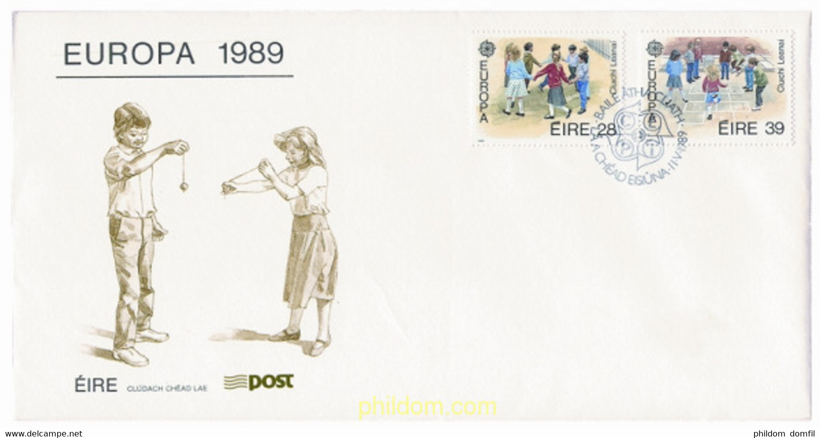 24190 MNH IRLANDA 1989 EUROPA CEPT. JUEGOS INFANTILES - Collections, Lots & Series