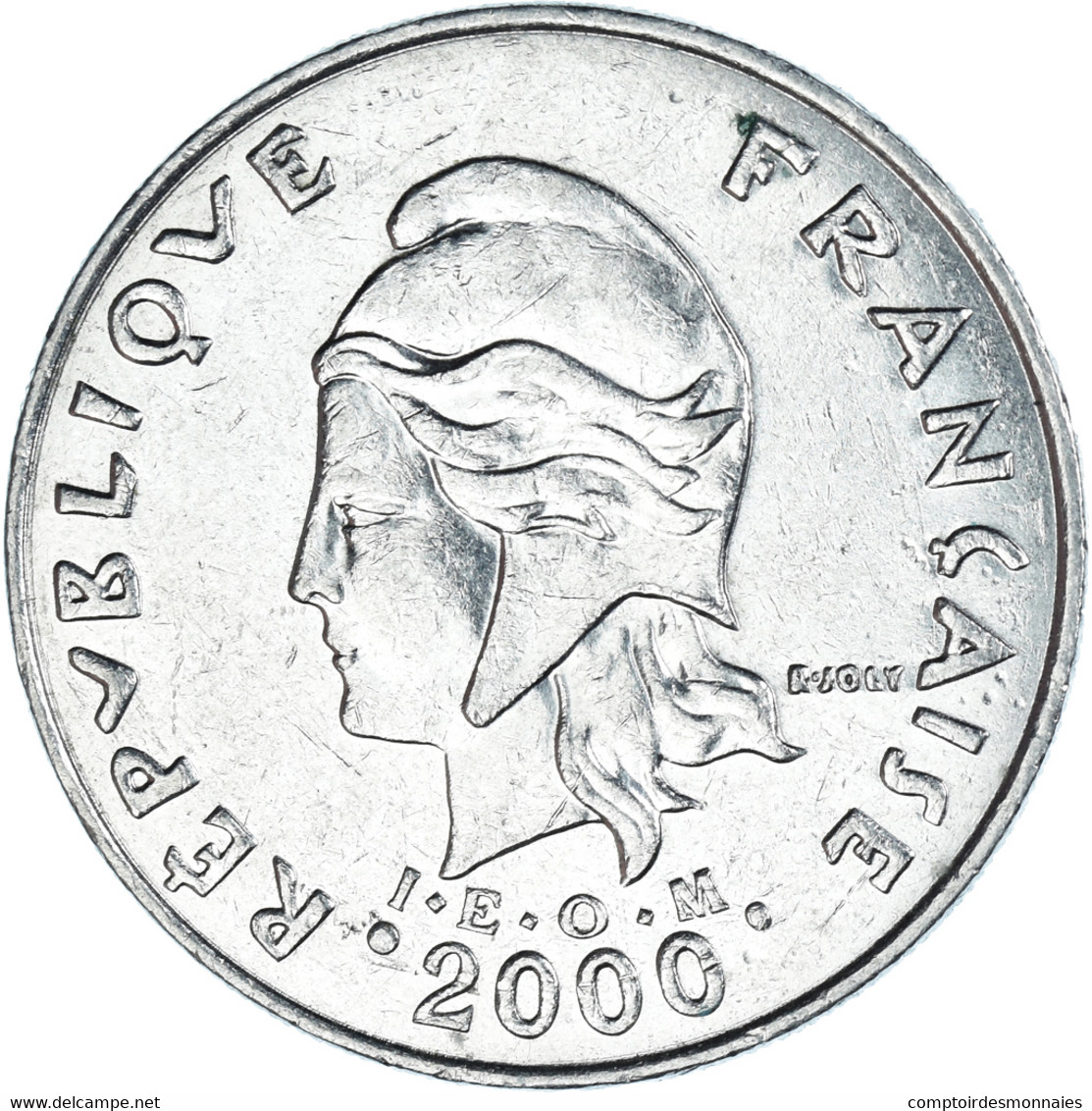 Monnaie, Polynésie Française, 20 Francs, 2000 - Frans-Polynesië