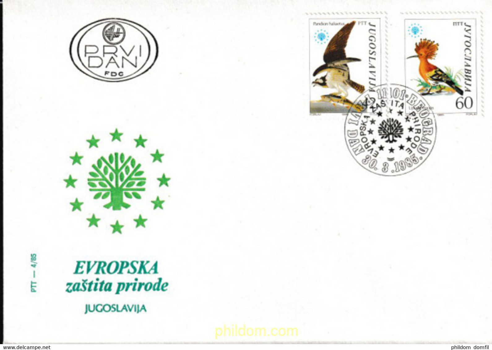 396566 MNH YUGOSLAVIA 1985 PROTECCION DEL MEDIO AMBIENTE - Collections, Lots & Series