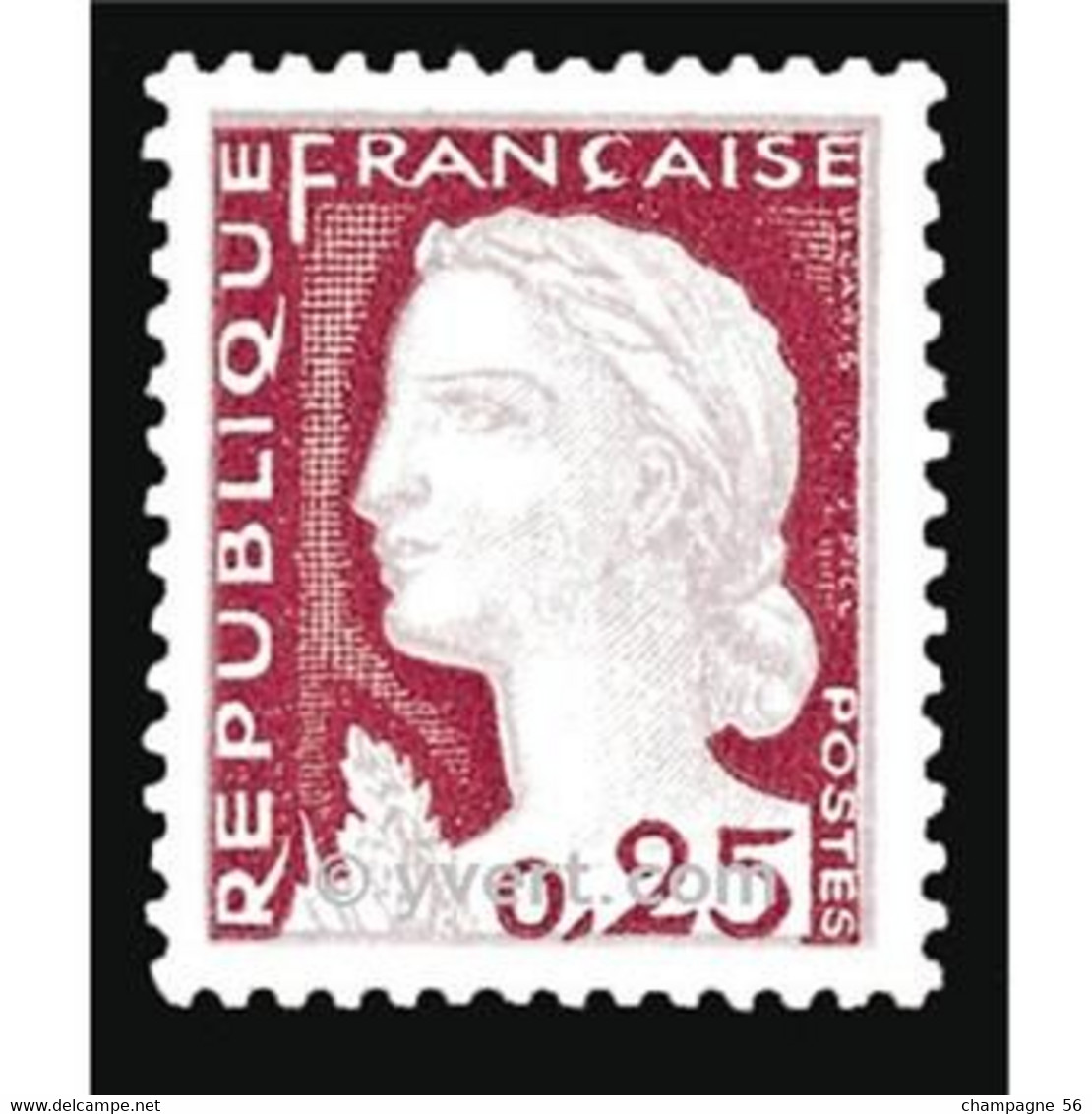 1960 N° 1263 N  OBLITERE  PARIS 16.11.1664 COULEUR DEFECTEUSE  ( SCANNE 3 PAS A VENDRE - Usati