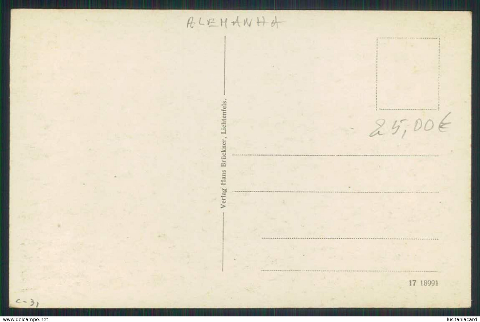 LICHTENFELS - Bamberger Strasse. ( Ed. Hans Brückner 17 18991) Carte Postale - Lichtenfels