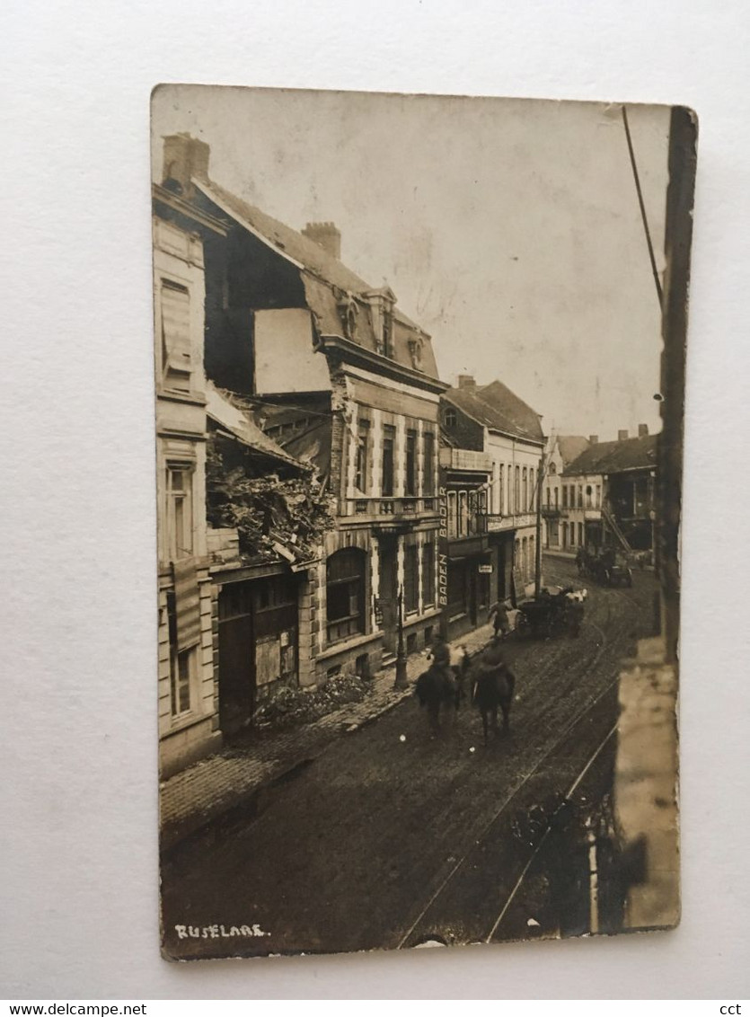 Roeselare  FOTOKAART  Duitse Troepen In De Ooststraat  EERSTE WERELDOORLOG - Röselare