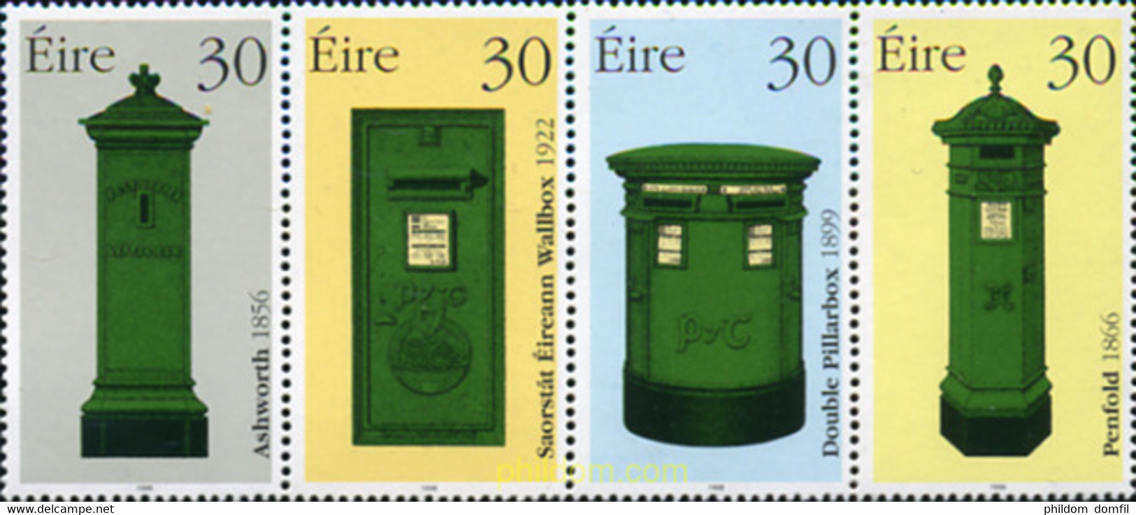 327328 MNH IRLANDA 1998 BUZONES - Collections, Lots & Series