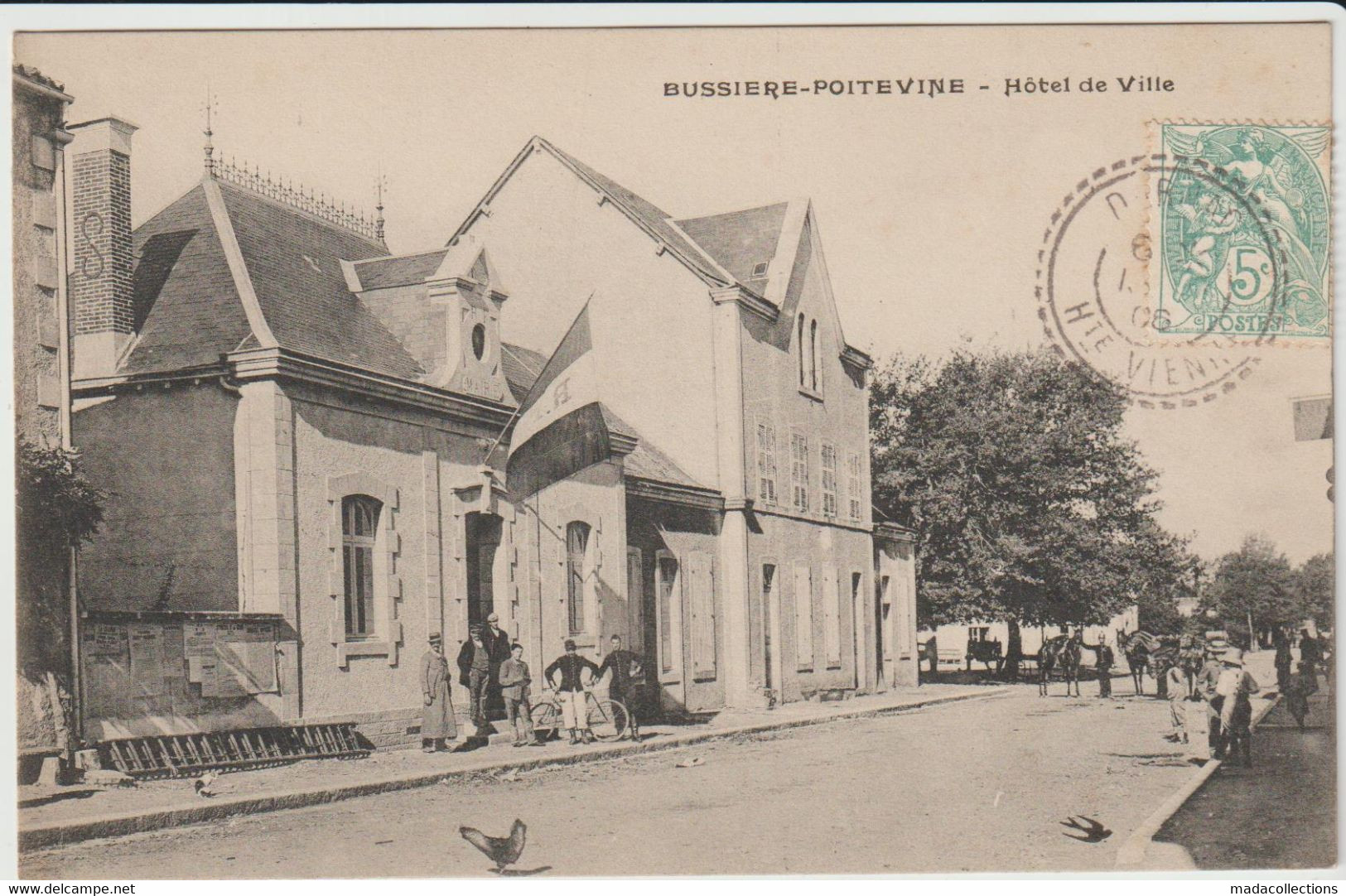 Bussiere Poitevine (87 - Haute Vienne) Hôtel De Ville - Bussiere Poitevine