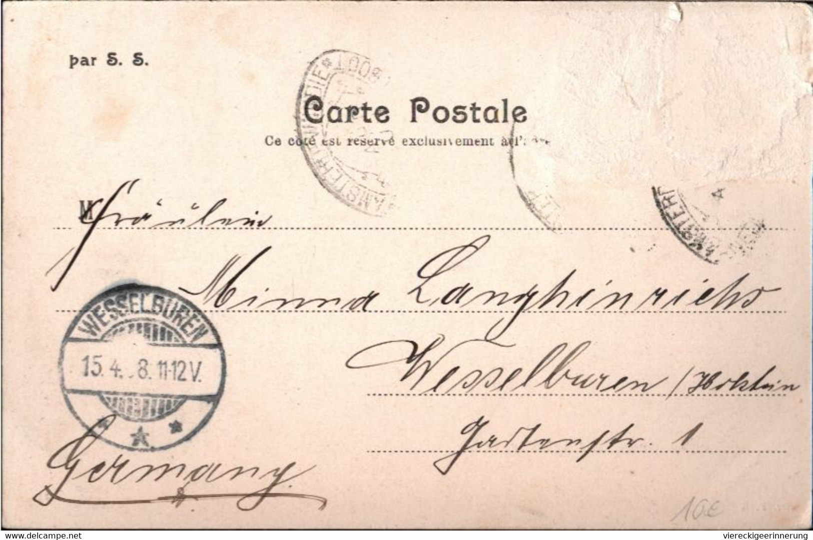 ! Old Postcard Port Au Prince, Haiti, 1908, Marche Pres La Cathedrale - Haití