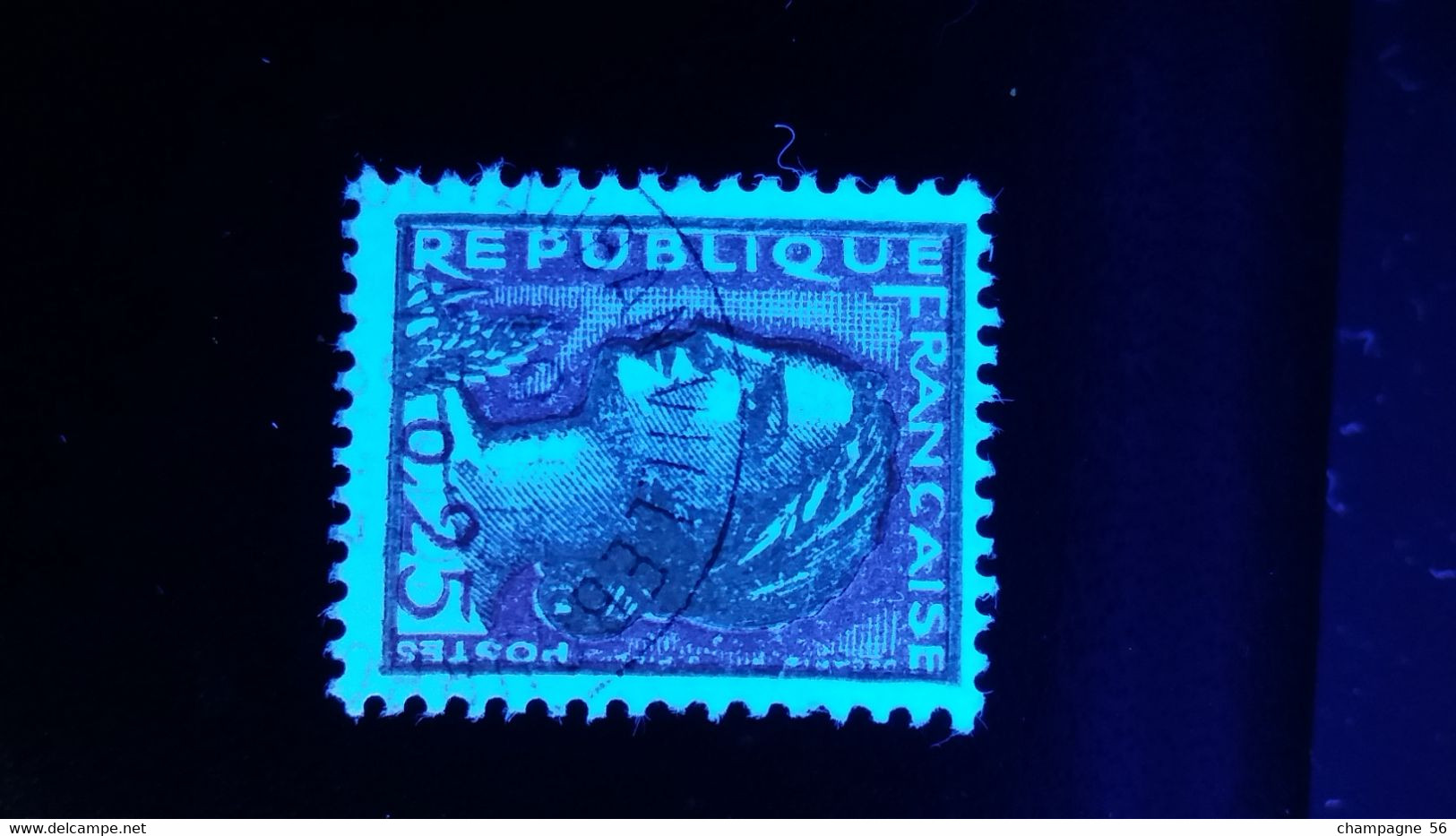 1960 N° 1263  OBLITERE  13.12 NOM DEFECTEUSE GRAVEUR   ( SCANNE 3 PAS A VENDRE - Used Stamps