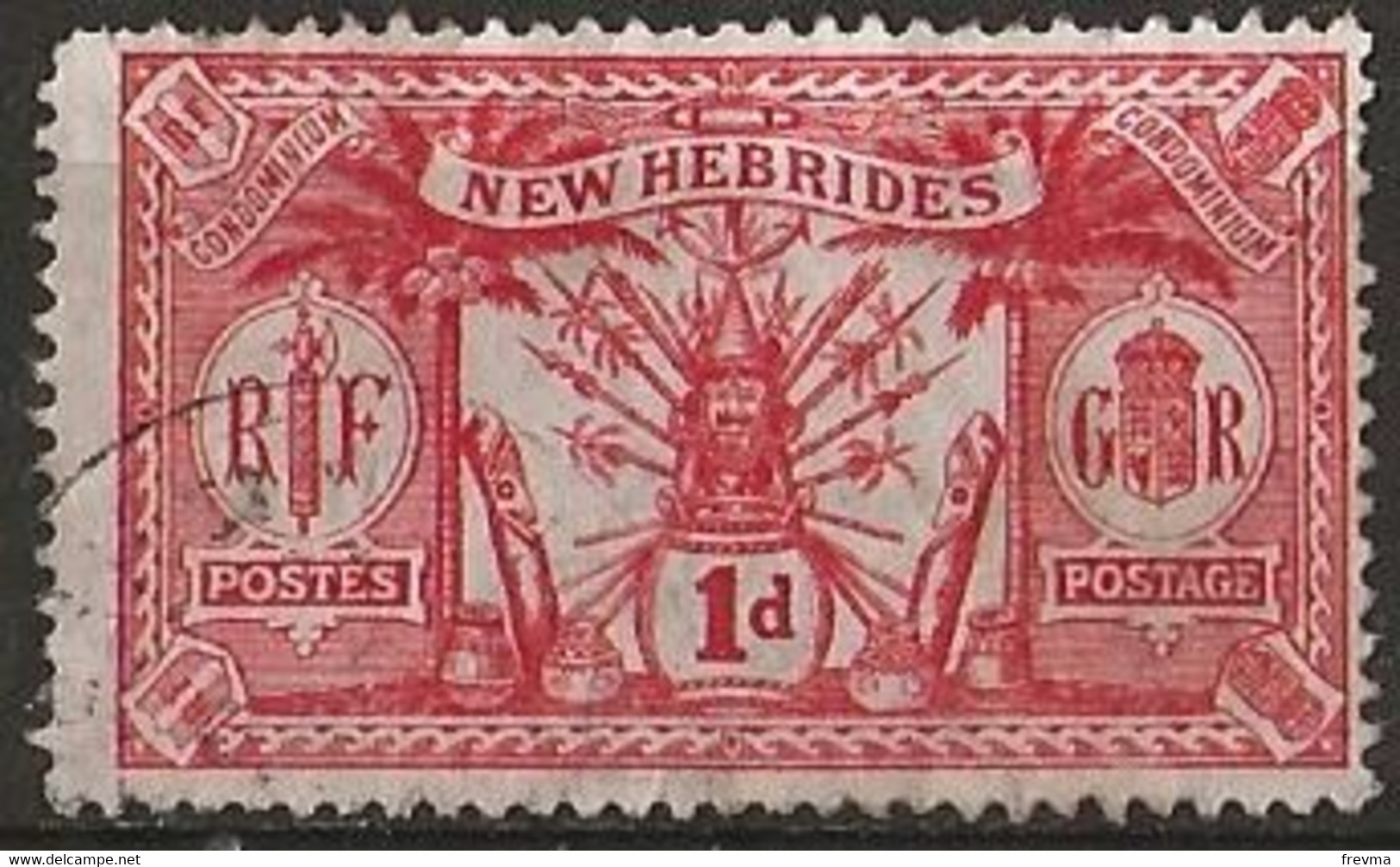 Timbres Nouvelles Hébrides Yvert N° 50 - Usados