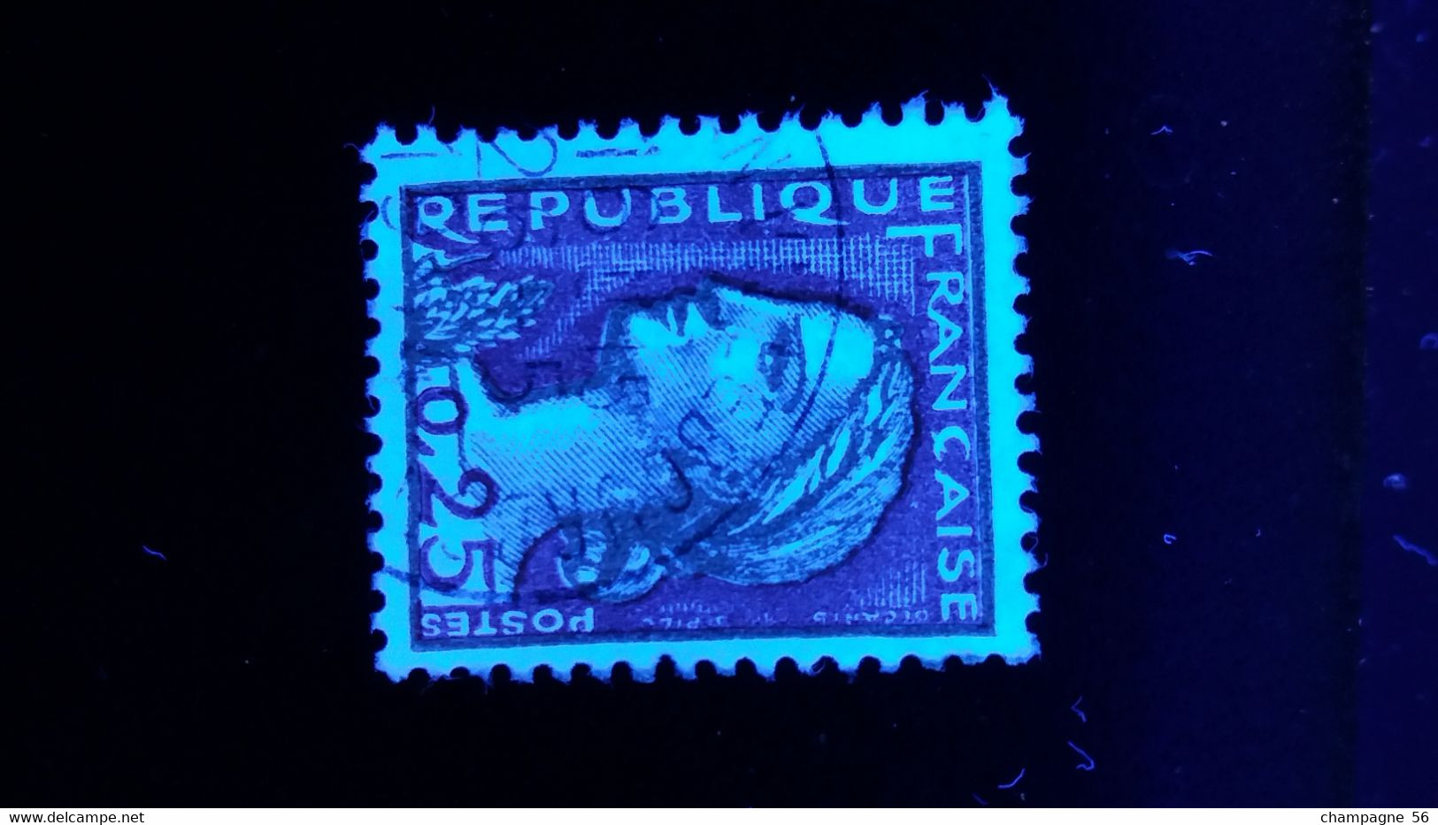 1960 N° 1263  OBLITERE 26.5.1964 POSTES LE P A VOIR ( SCANNE 3 PAS A VENDRE - Used Stamps