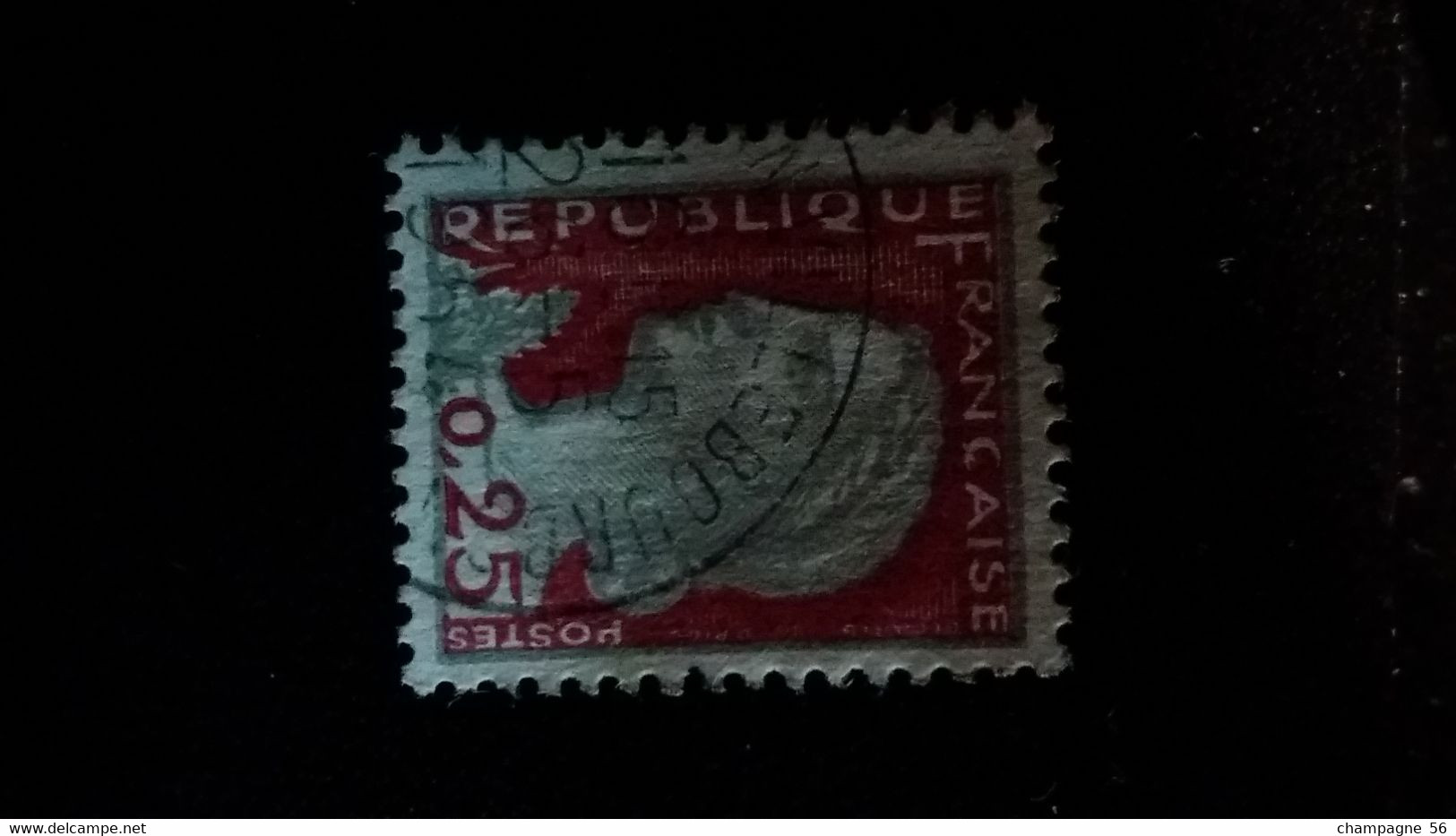 1960 N° 1263  OBLITERE 26.5.1964 POSTES LE P A VOIR ( SCANNE 3 PAS A VENDRE - Used Stamps