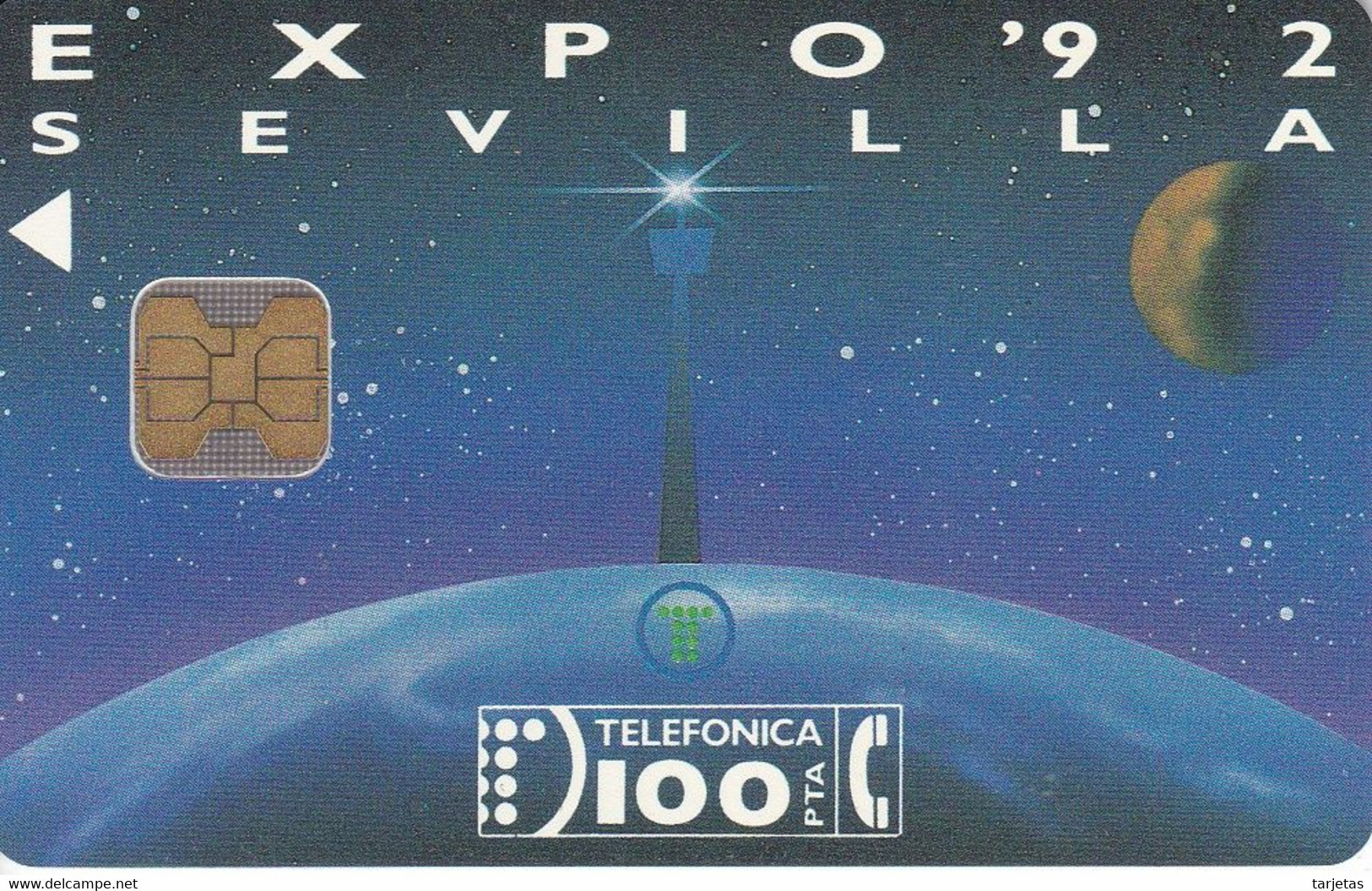 G-004 TARJETA DE ESPAÑA DE LA EXPO 92 DE SEVILLA (NUEVA-MINT) - Danke-Schön-Karten