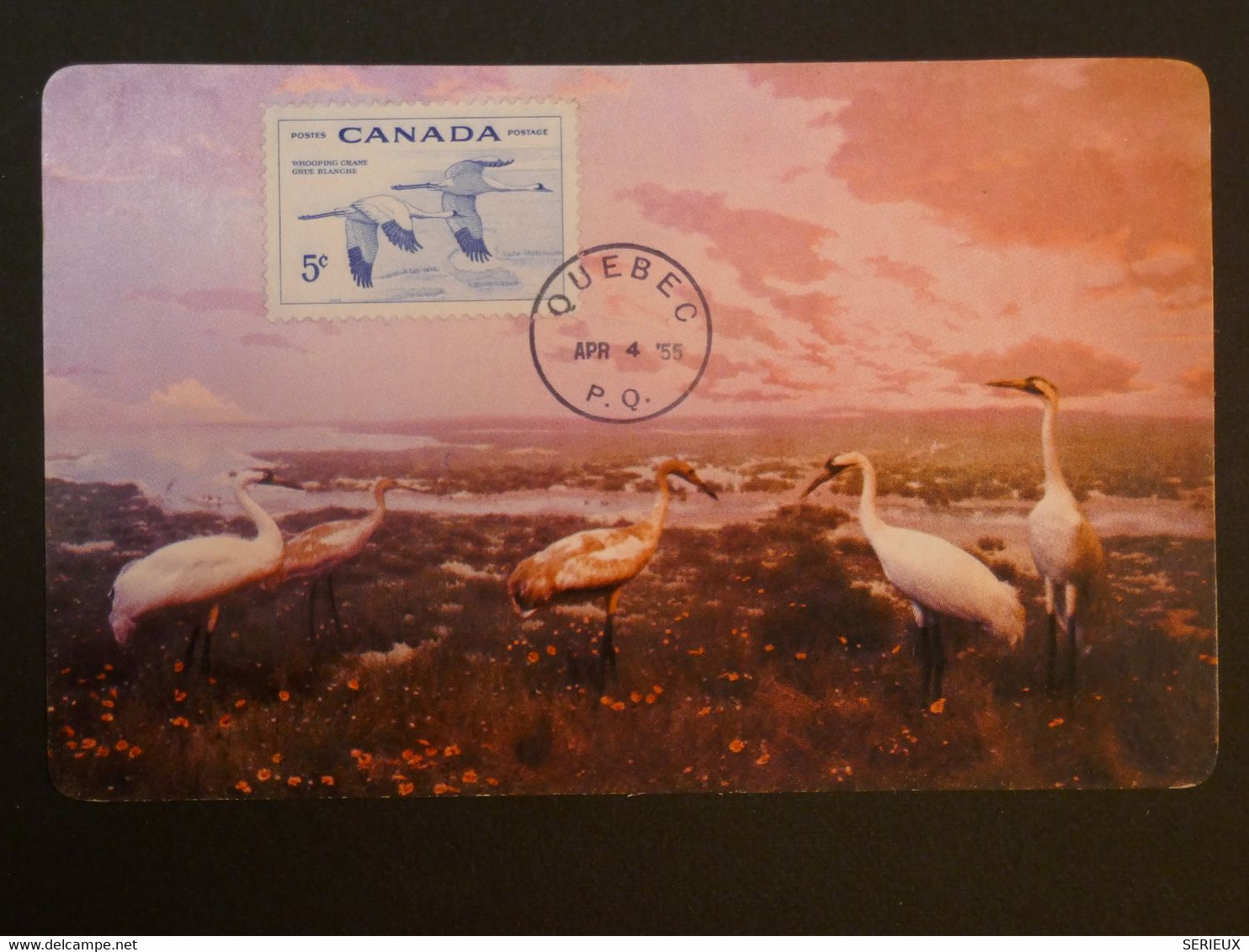 S 30 CANADA   BELLE CARTE  1955   QUEBEC  ++AFFRANCH. INTERESSANT ++ - Storia Postale