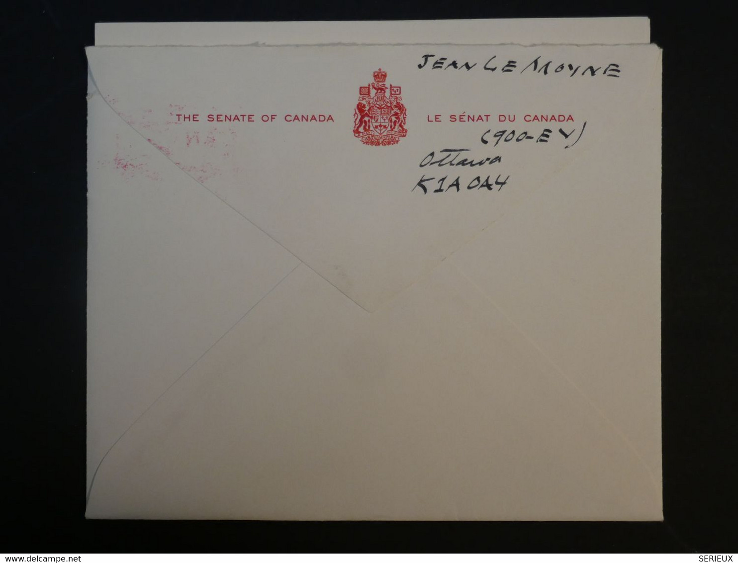 S 30 CANADA   BELLE LETTRE  SENAT  RARE 1988  OTAWA  ++AFFRANCH. PLAISANT ++ - Storia Postale