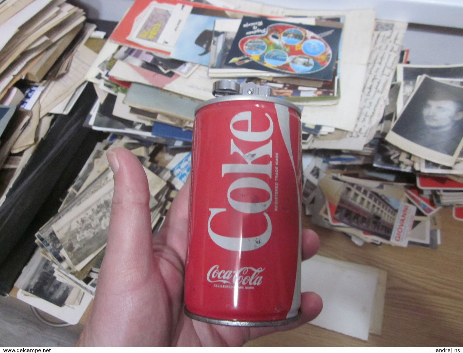 Lighter In The Shape Of A Can I Don't Know If It Is Correct, The Flint Works, Kingsway Foreign Made Coke Coca Cola - Accendini