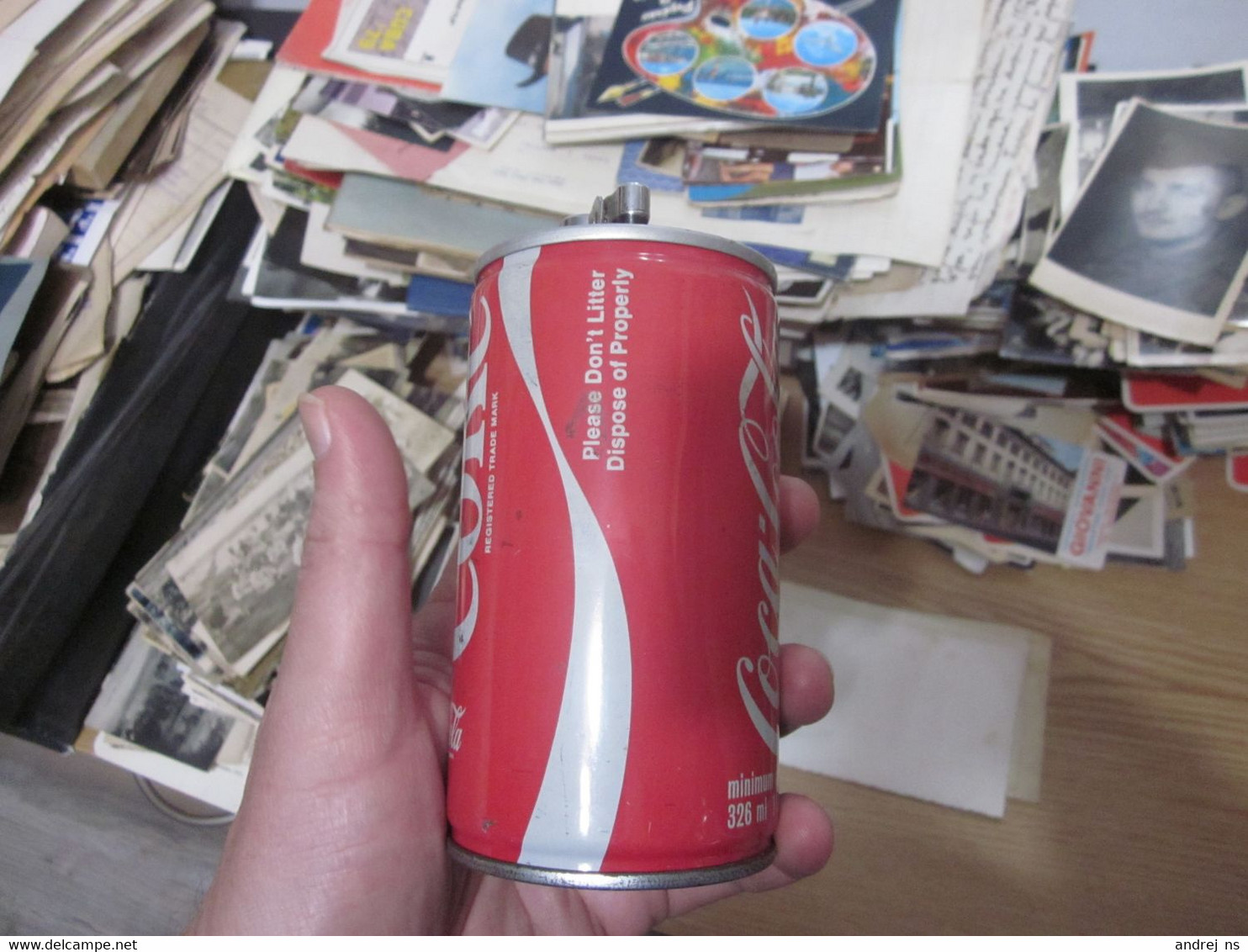 Lighter In The Shape Of A Can I Don't Know If It Is Correct, The Flint Works, Kingsway Foreign Made Coke Coca Cola - Accendini