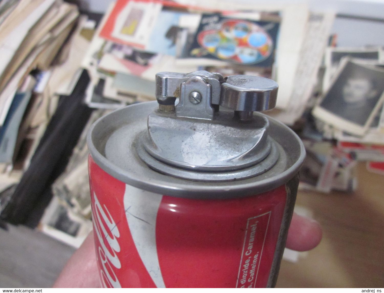 Lighter In The Shape Of A Can I Don't Know If It Is Correct, The Flint Works, Kingsway Foreign Made Coke Coca Cola - Briquets