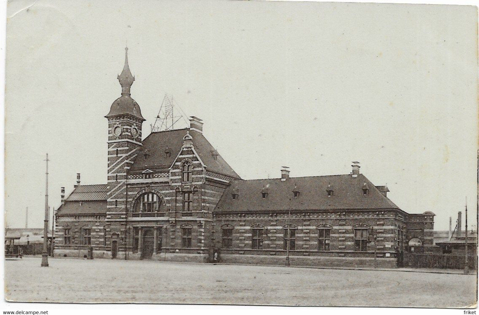 - 2765 - SCHAERBEEK  Photo Carte La Gare Voyagé De Virton Vers Marche - Schaerbeek - Schaarbeek