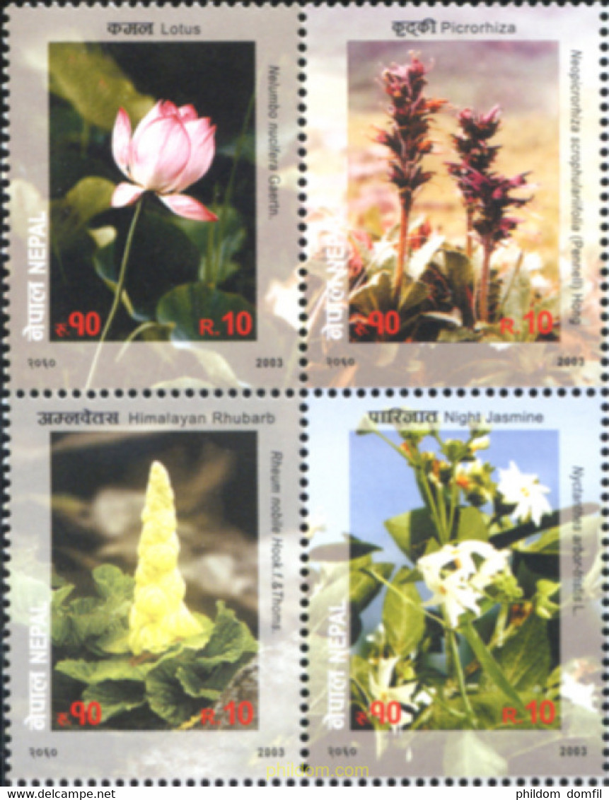 229077 MNH NEPAL 2003 FLORES - Népal