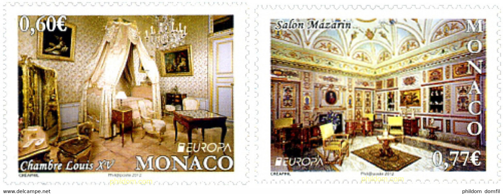 279100 MNH MONACO 2012 EUROPA CEPT 2012 - TURISMO - Altri & Non Classificati