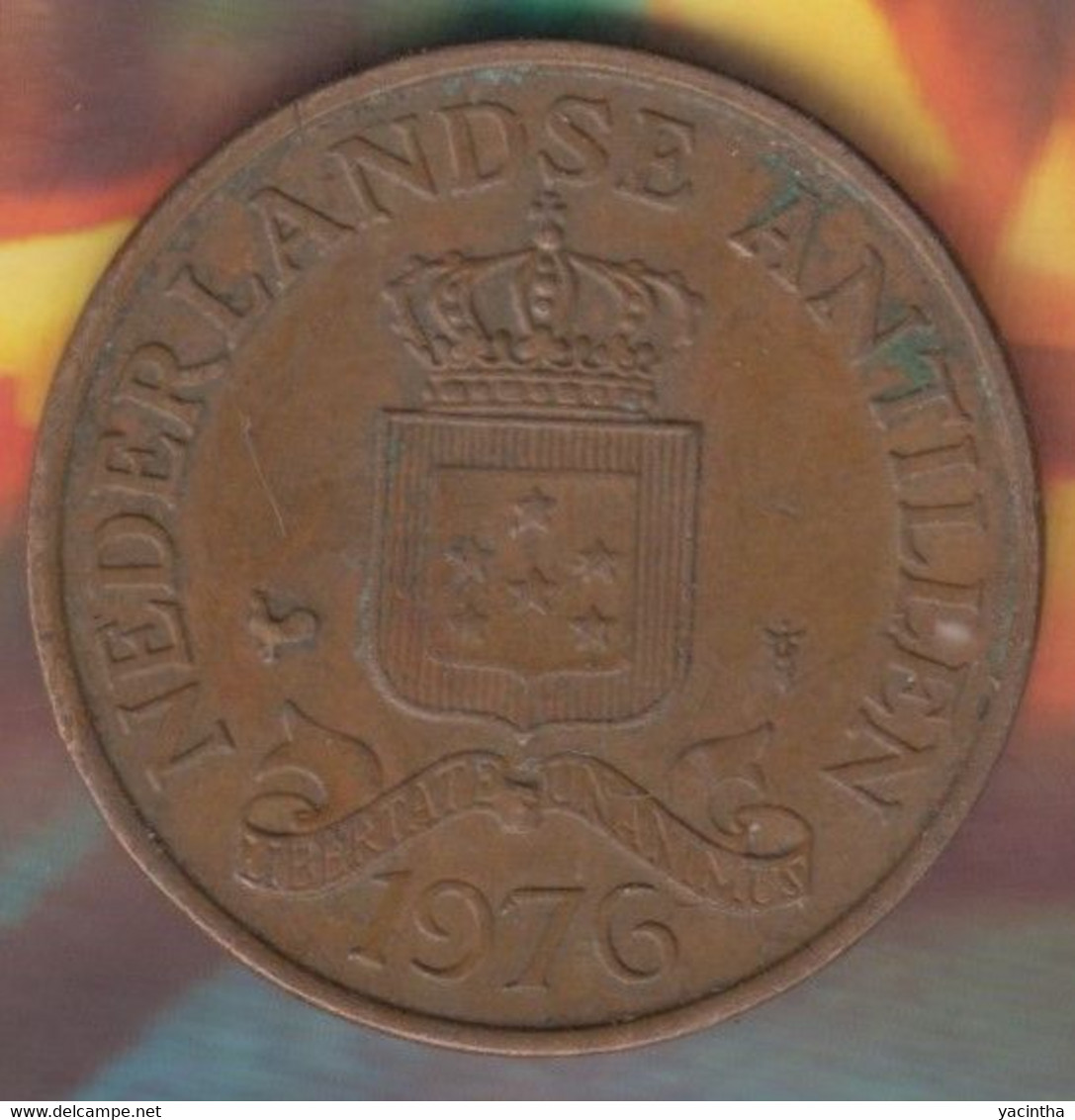 @Y@    Nederlandse Antillen   2 1/2  Cent  1976 ( 4695 ) - Netherlands Antilles