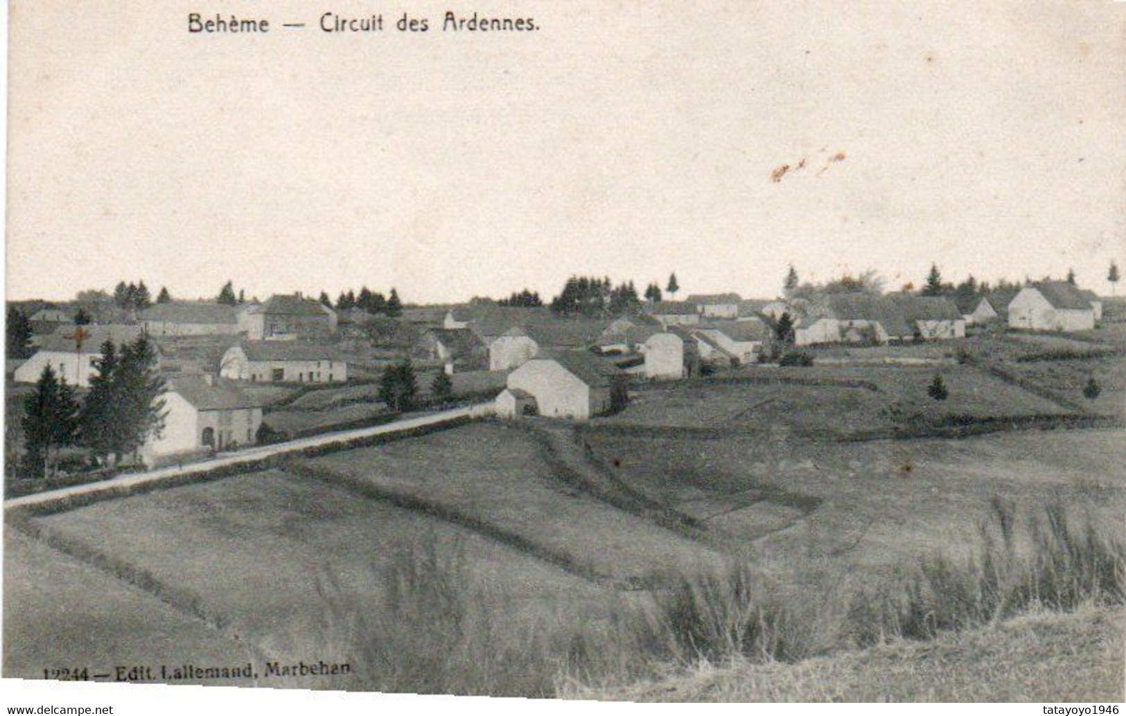 Behème  Circuit Des Ardennes Voyagé En 1908 - Leglise