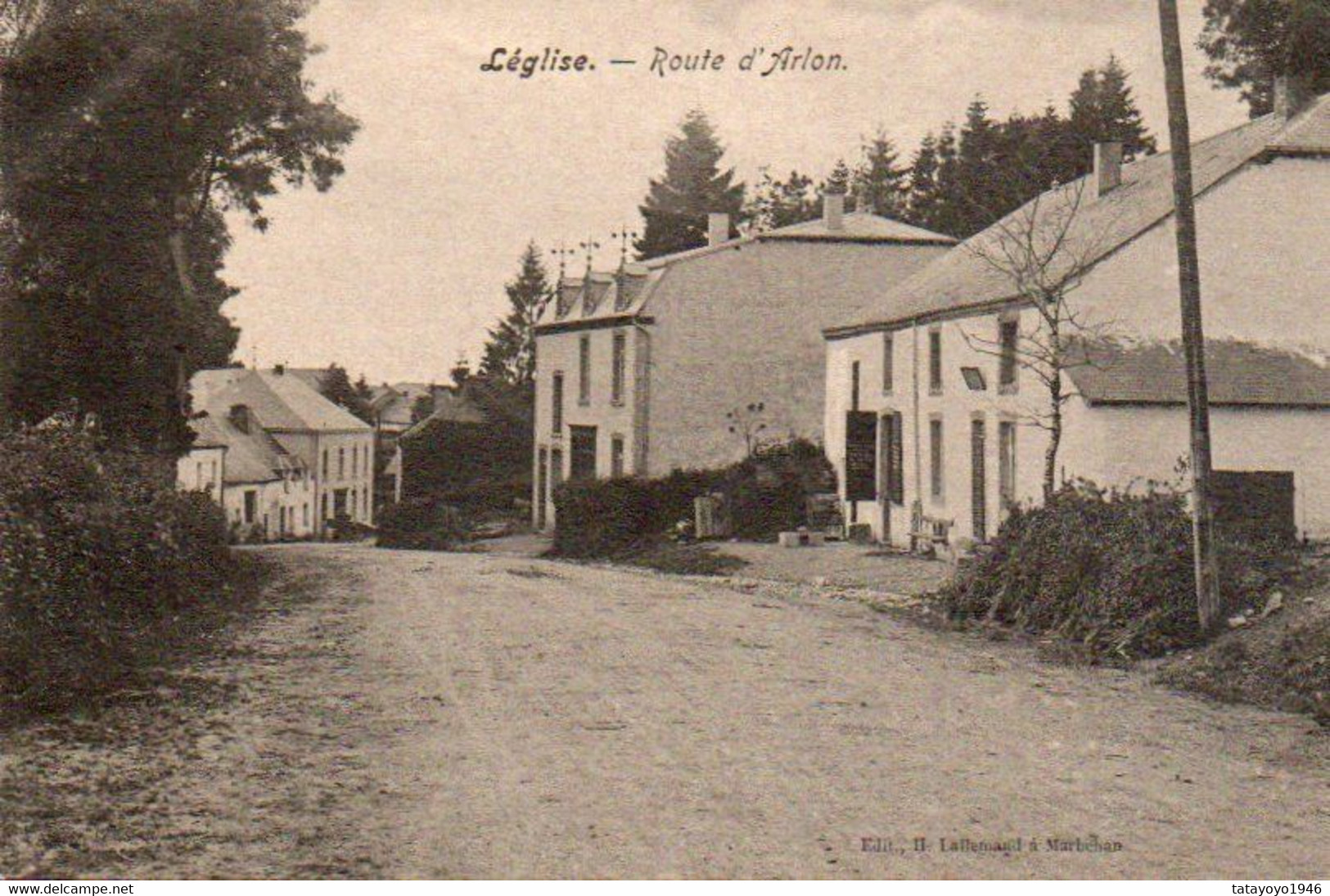 Léglise Route D'Arlon N'a Pas Circulé - Léglise