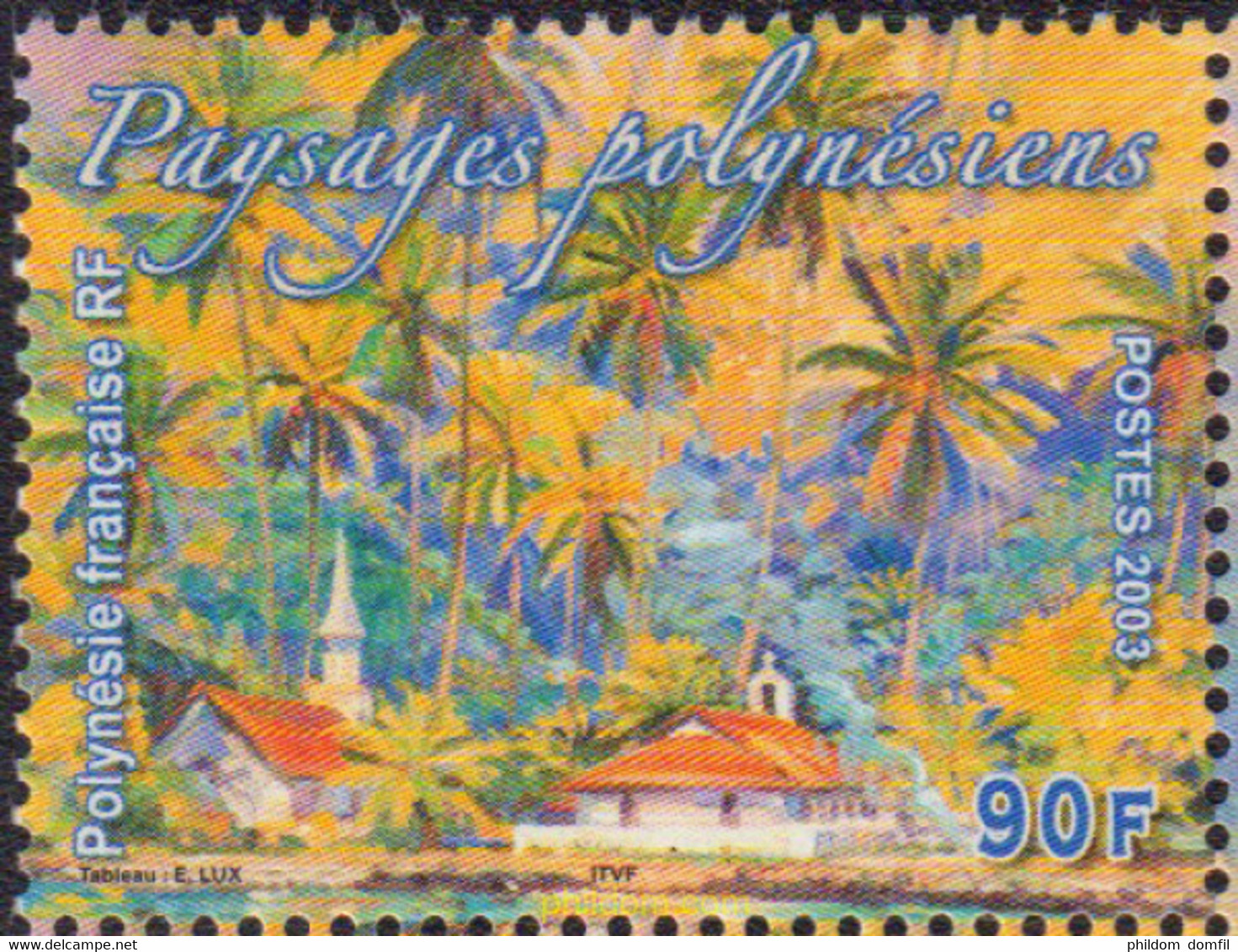 197978 MNH POLINESIA FRANCESA 2003 PAISAJES POLINESIOS - Used Stamps
