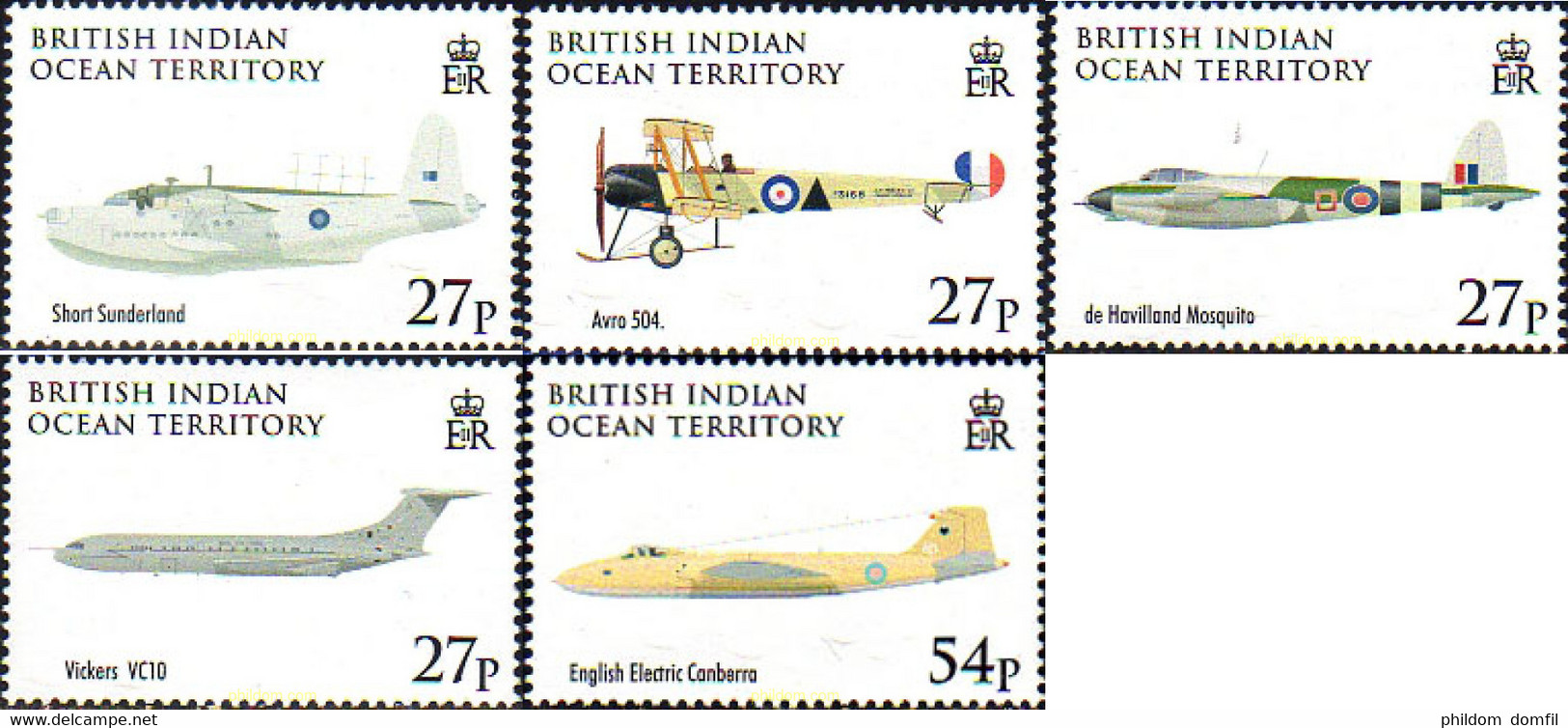 225003 MNH OCEANO INDICO BRITANICO 2008 ROYAL AIR FORCE - British Indian Ocean Territory (BIOT)