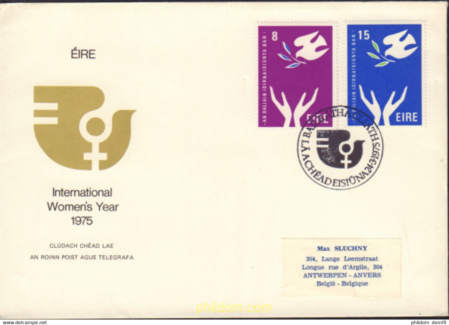 448288 MNH IRLANDA 1975 AÑO INTERNACIONAL DE LA MUJER - Collections, Lots & Series